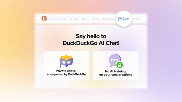 DuckDuckGo AI Chat: anonymous access to popular AI chatbots